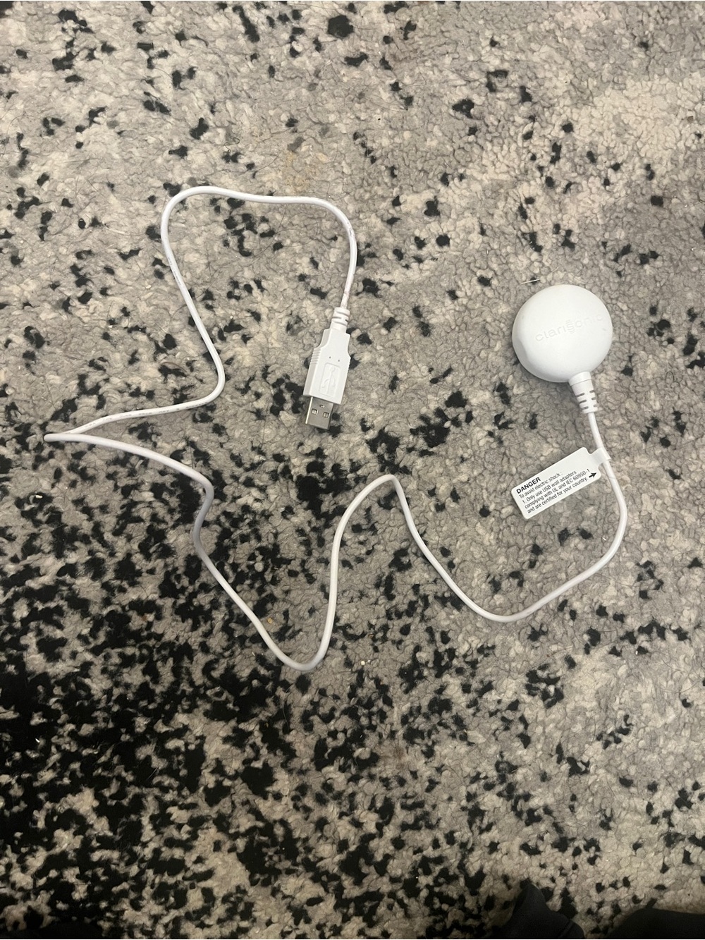 Clarisonic White USB Charging Cable and Dock for Sonic Brush